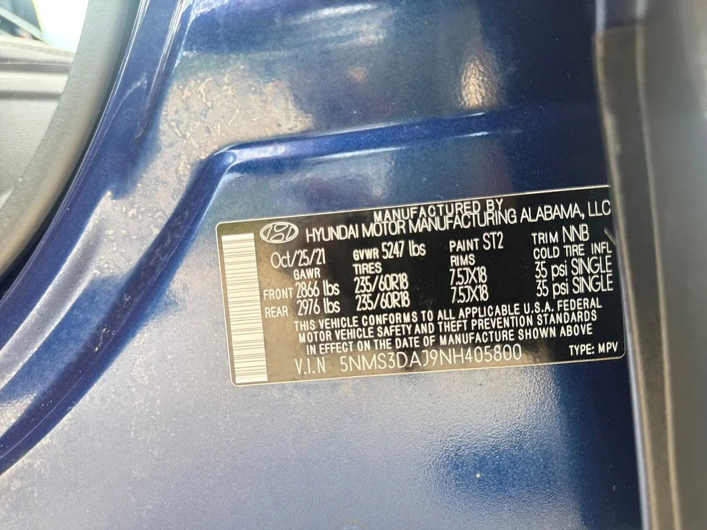 Used 2022 Blue Hyundai SEL image 31