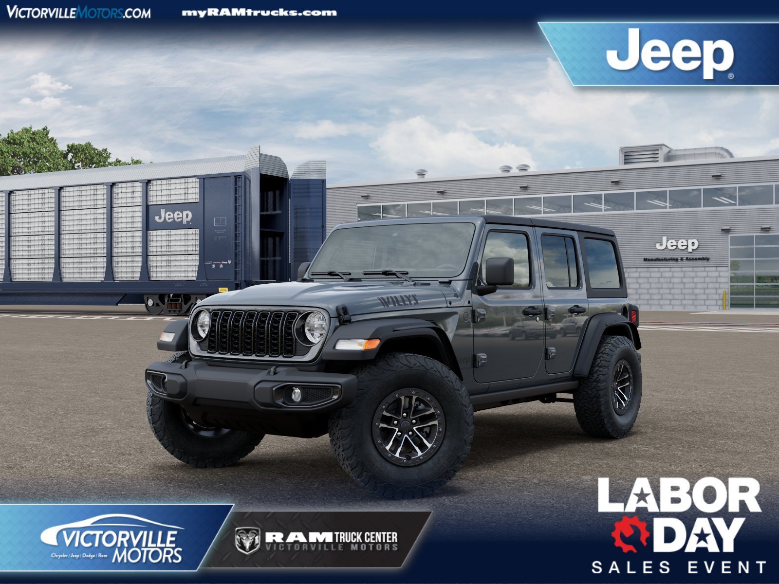 New 2026 Anvil Clearcoat Jeep Willys image 1