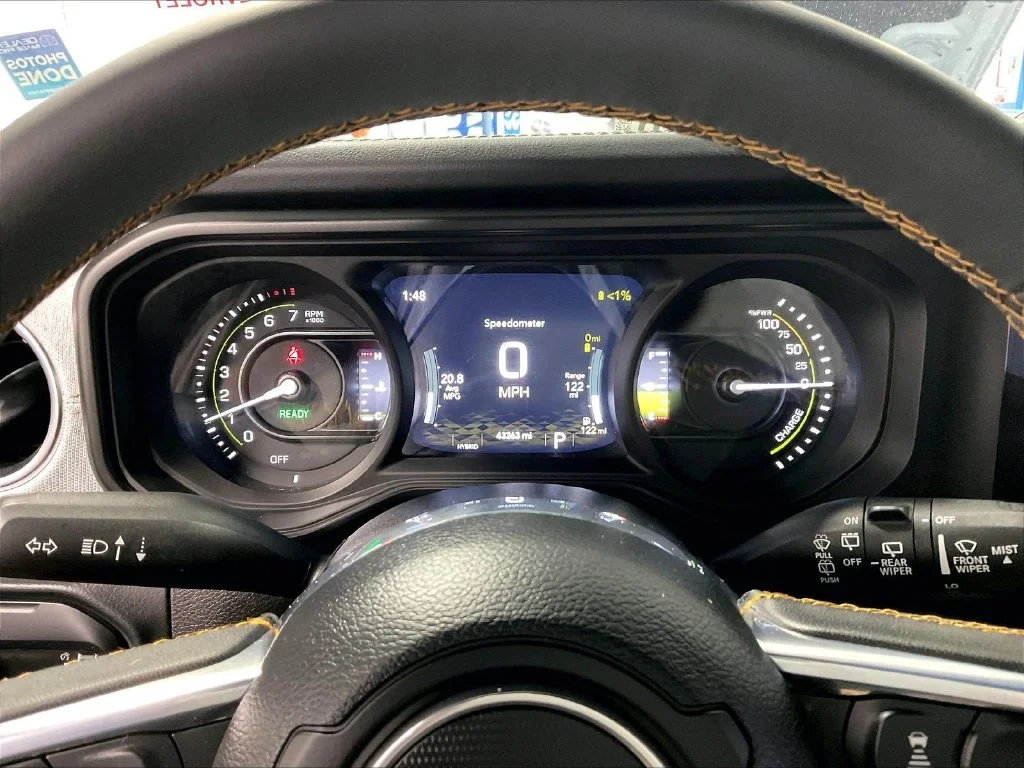 Used 2024 Gray Jeep Sahara 4xe image 25