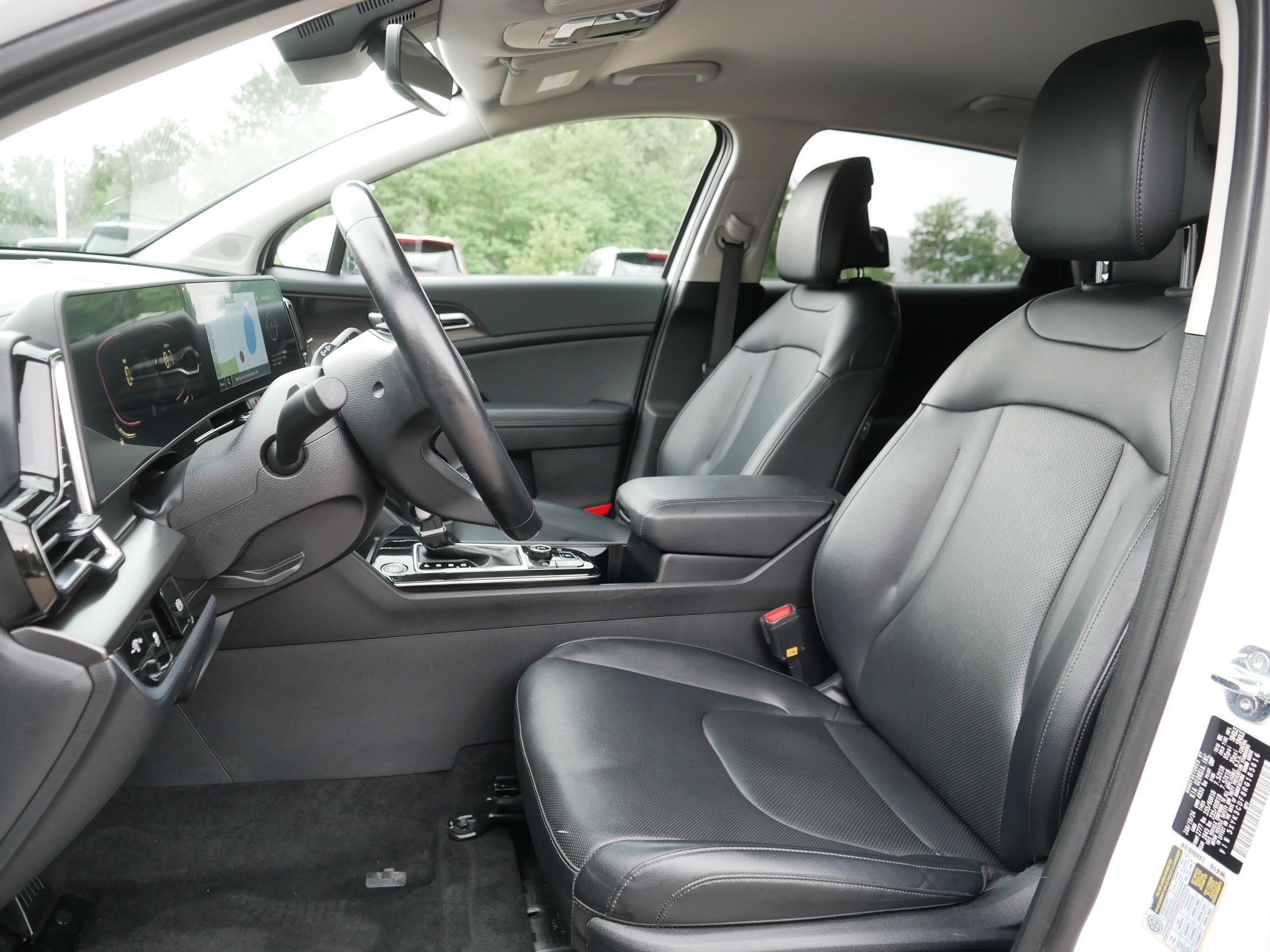 Used 2024 Glacial White Pearl Kia EX image 34