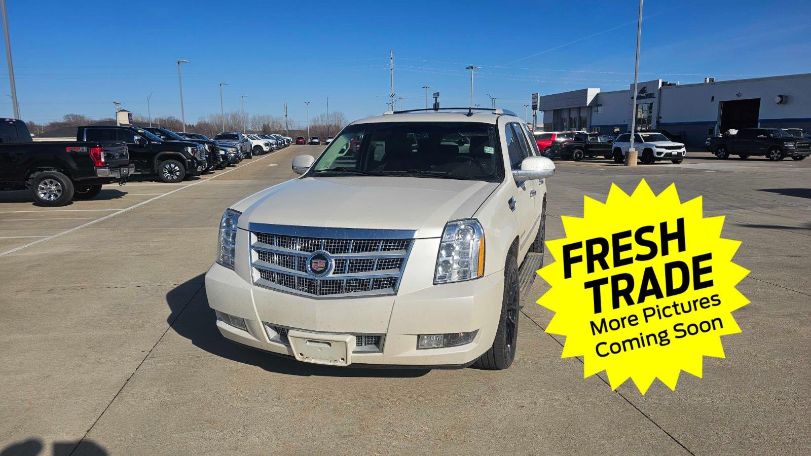 Used 2014 Cadillac Escalade Platinum Edition with VIN 1GYS4DEFXER244740 for sale in Charles City, IA
