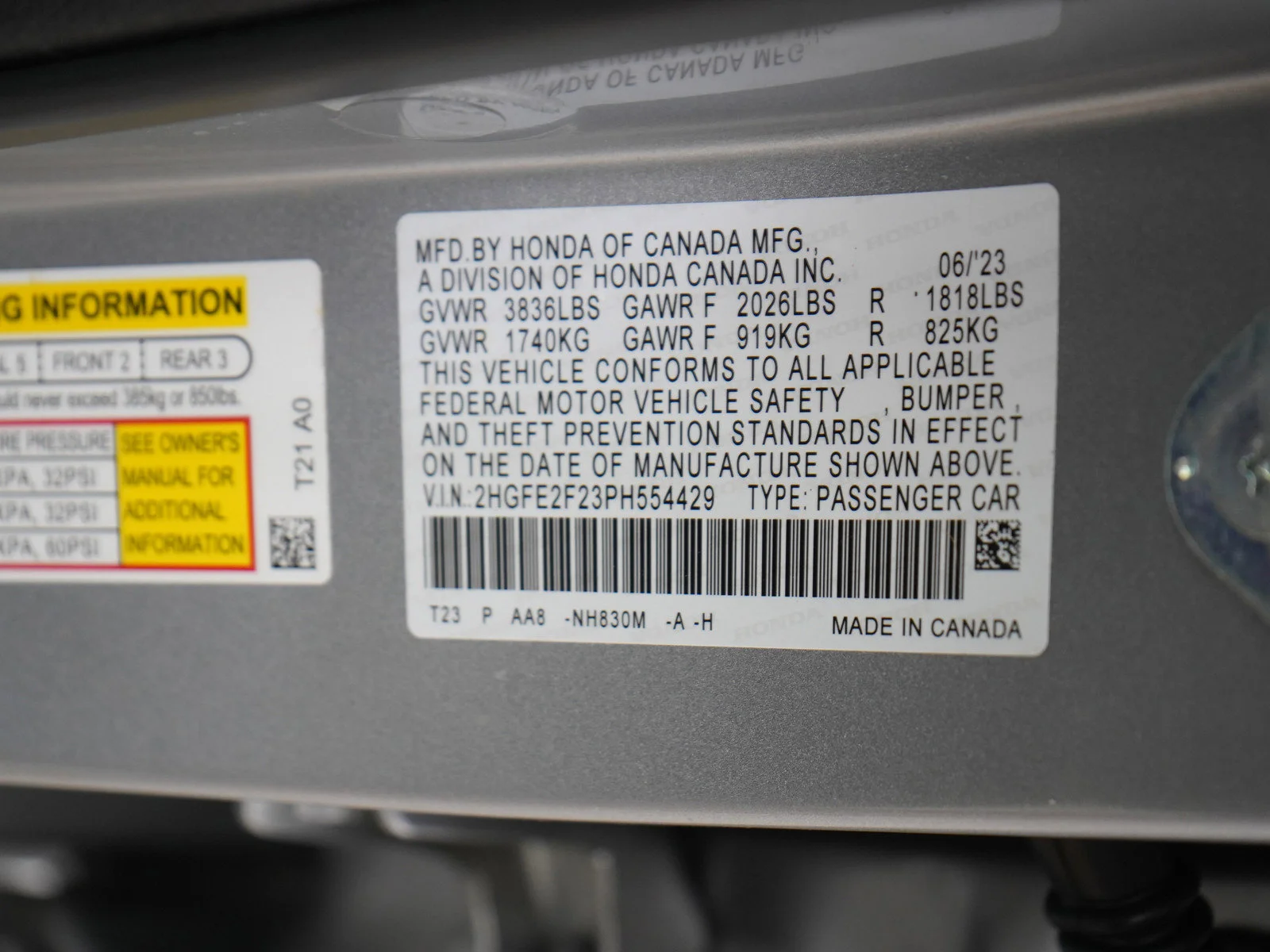 Used 2023 Lunar Silver Metallic Honda 4D SEDAN 2.0L LX AUTO image 26