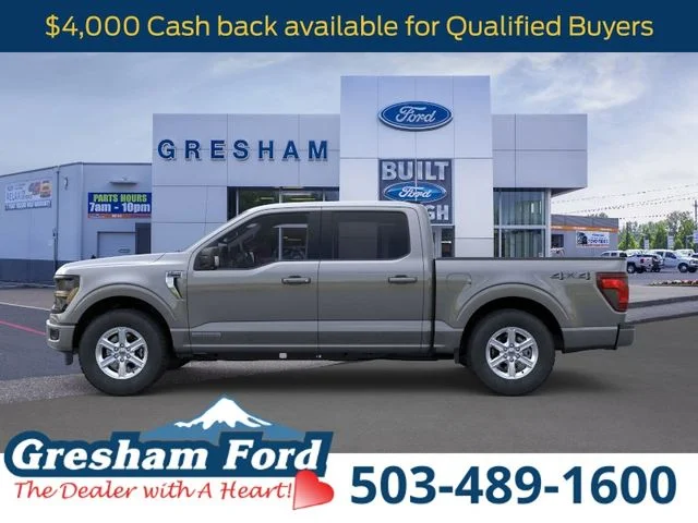 New 2026 Carbonized Gray Metallic Ford XLT image 3