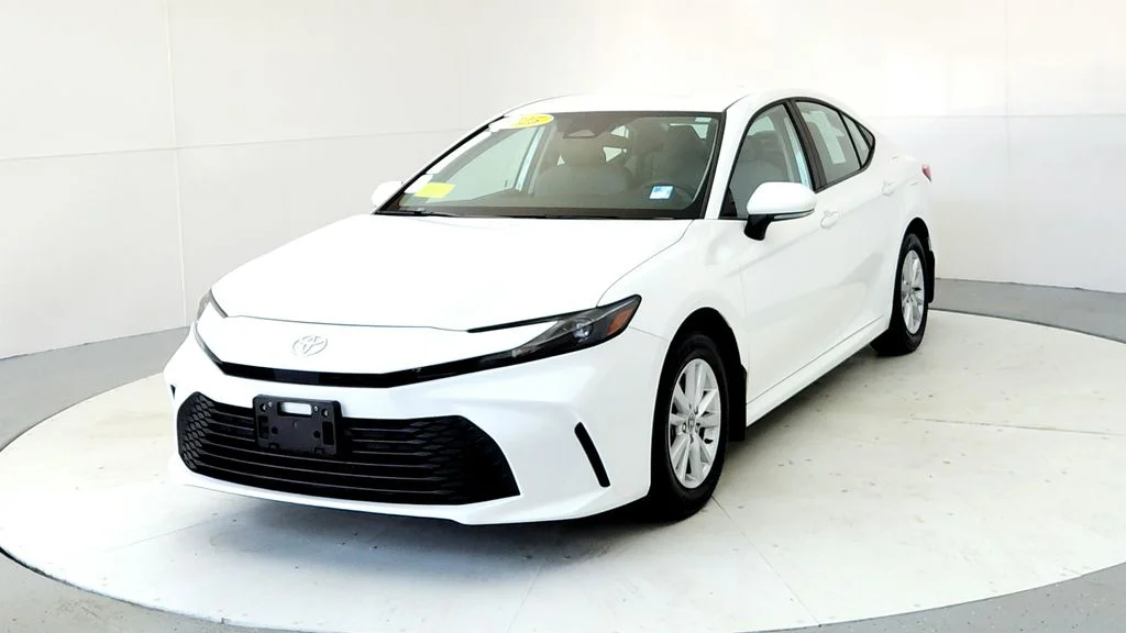Used 2025 White Toyota LE image 2