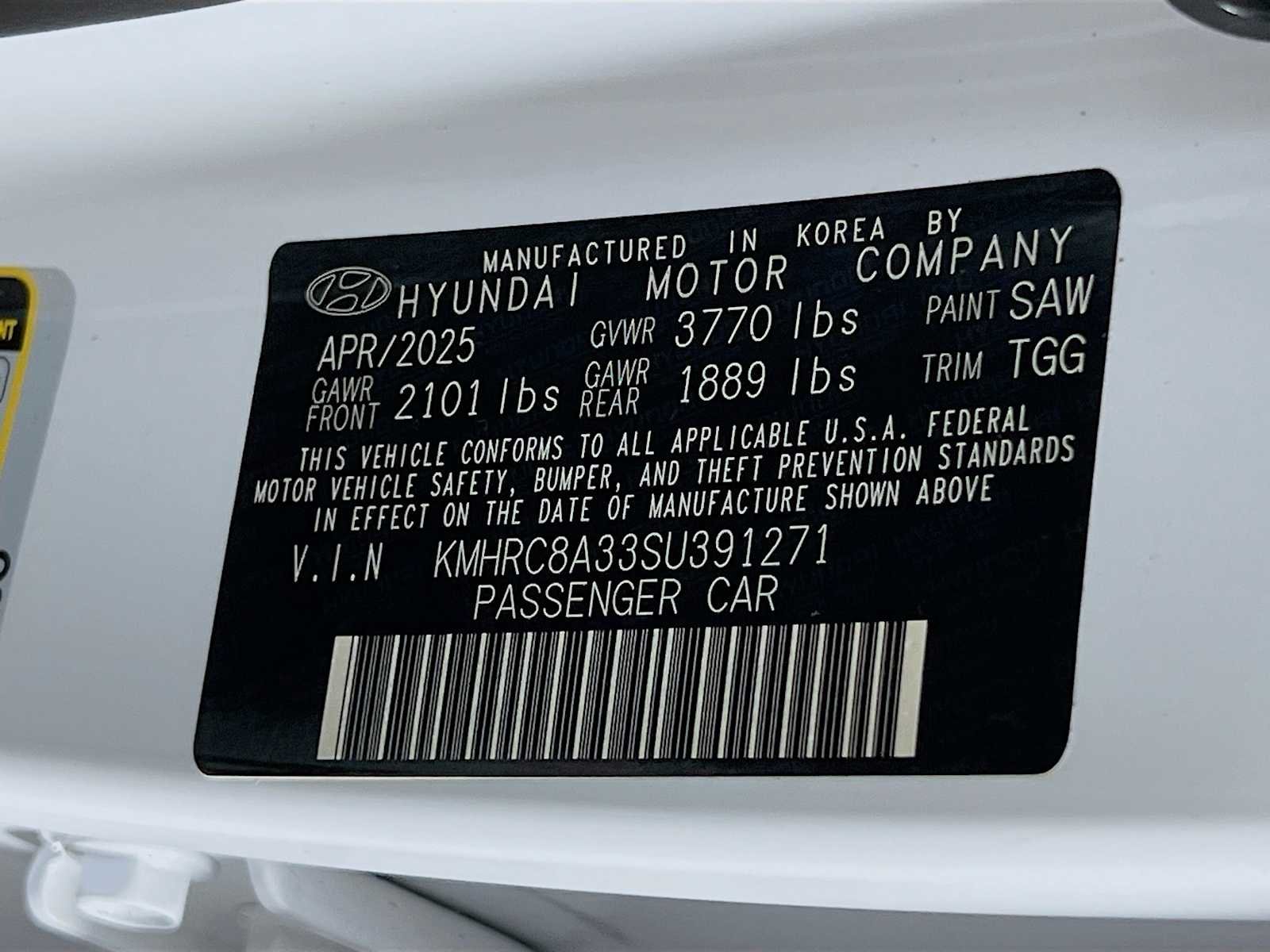 Used 2025 Lunar White Hyundai SEL image 31