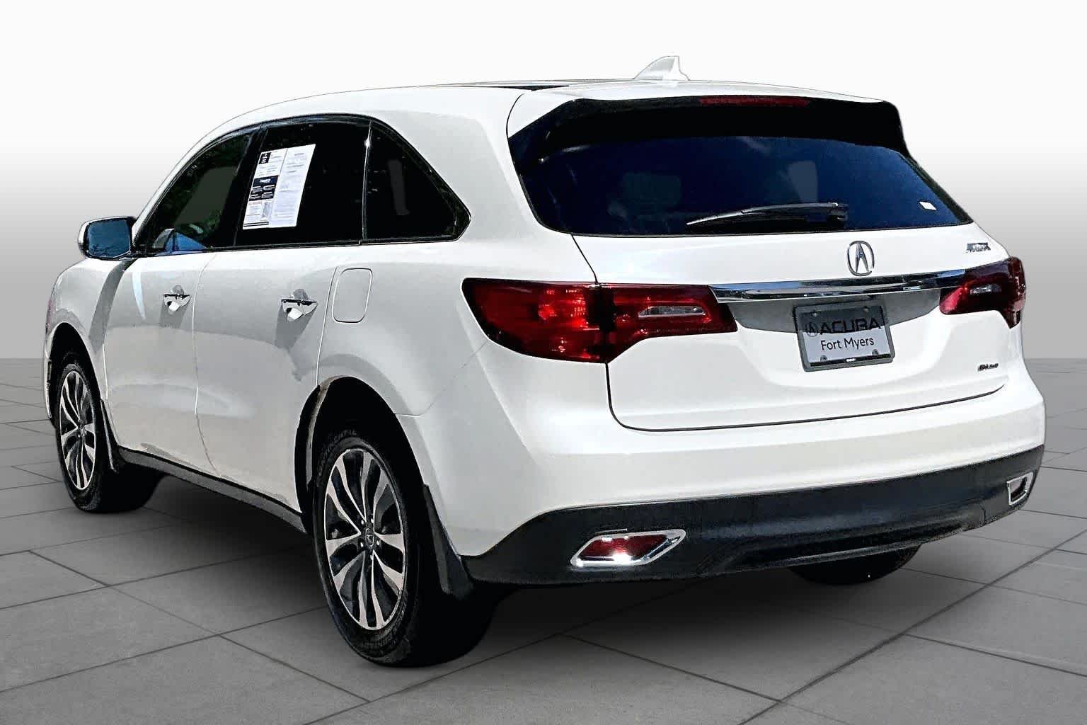 Used 2016 White Diamond Pearl Acura w/Tech image 12