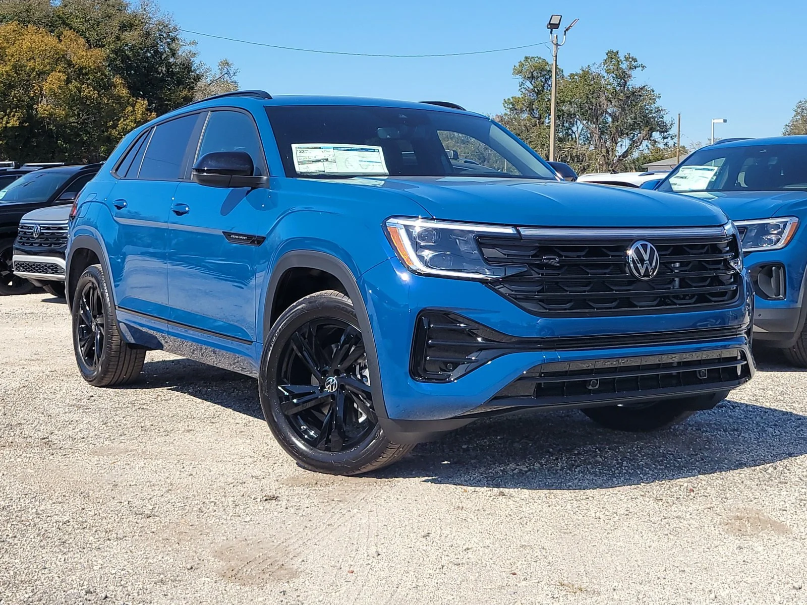 New 2026 Mountain  Lake Blue Metallic Volkswagen 2.0T SEL R-Line Black image 34