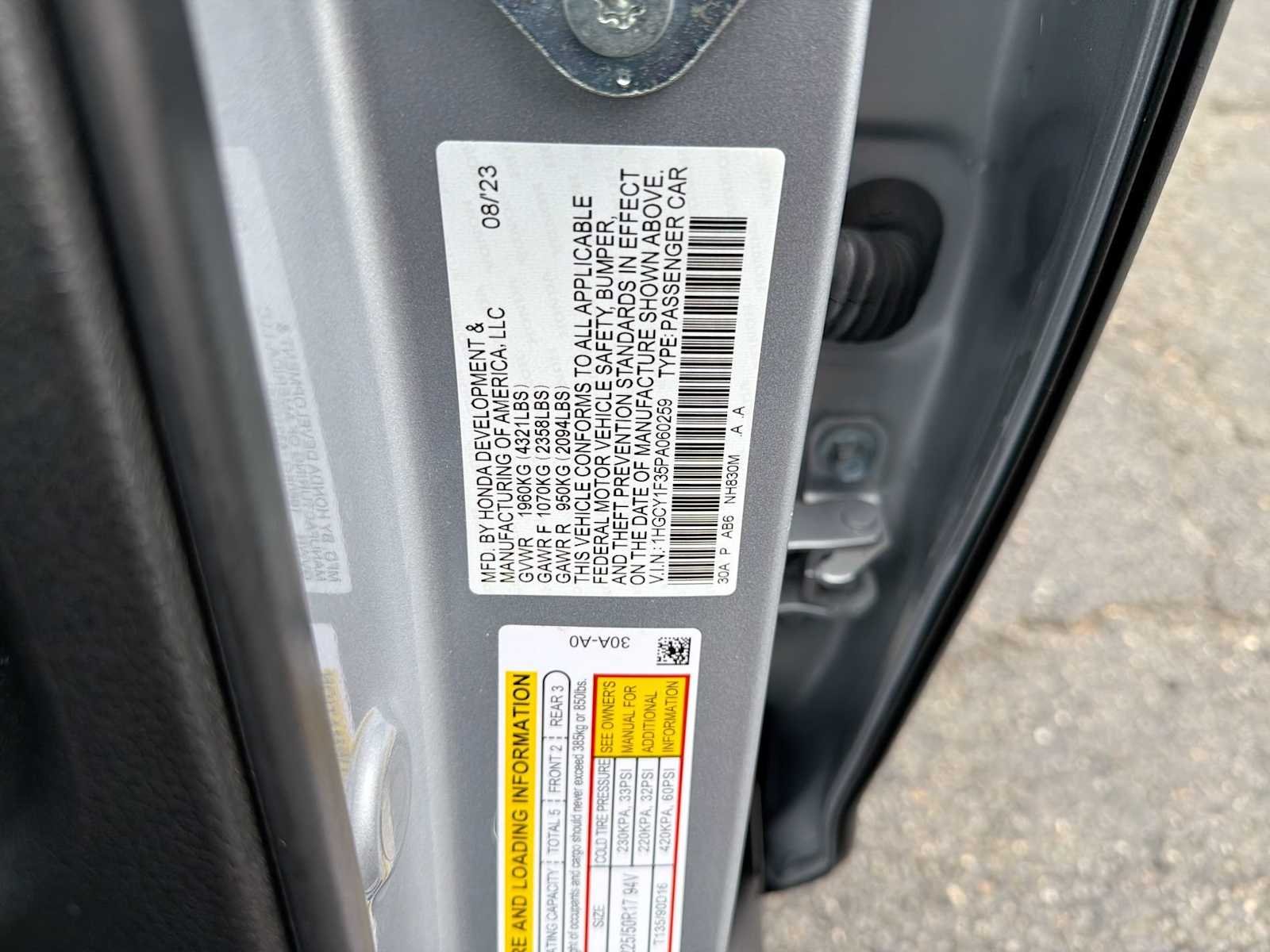 2023 Honda Accord EX - Photo 34