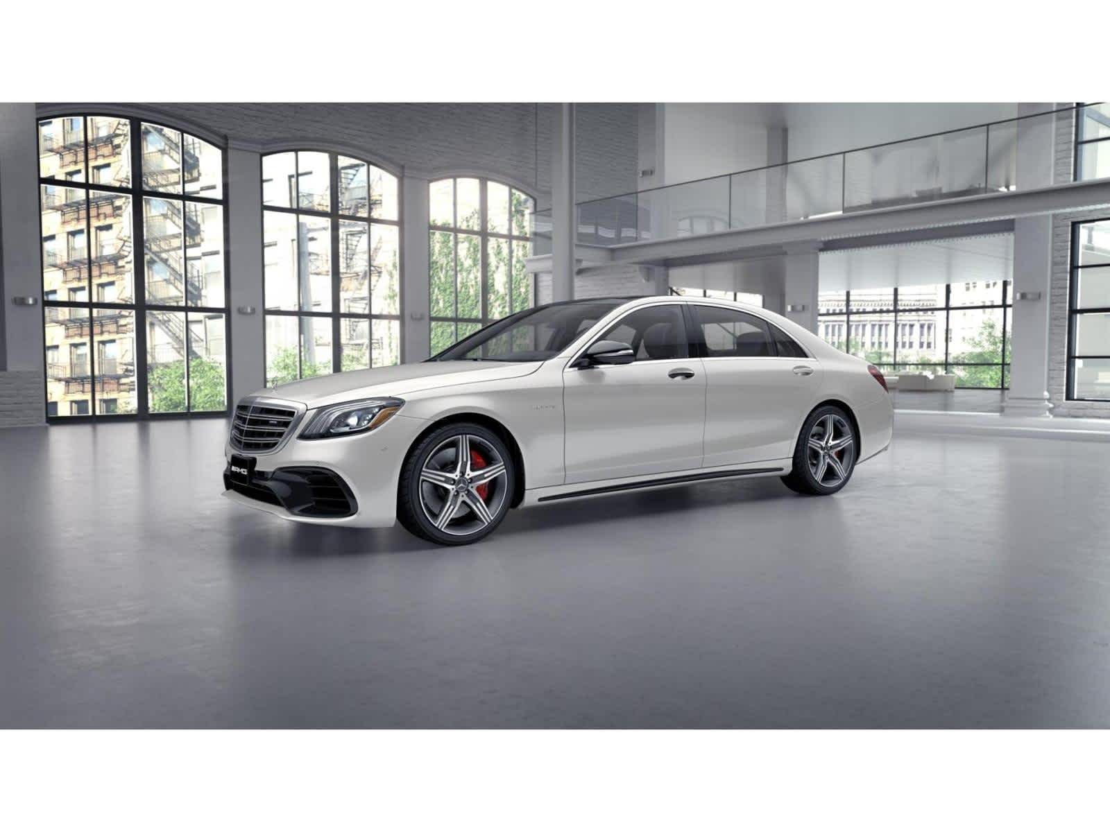 Used 2019 designo Diamond White Mercedes-Benz AMG® S 63 image 38