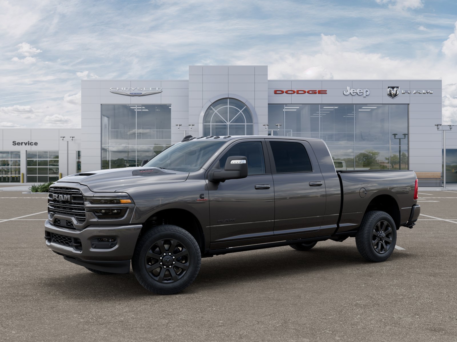 New 2026 Granite Crystal Metallic Clear-Coat Exterior Paint RAM Laramie image 28