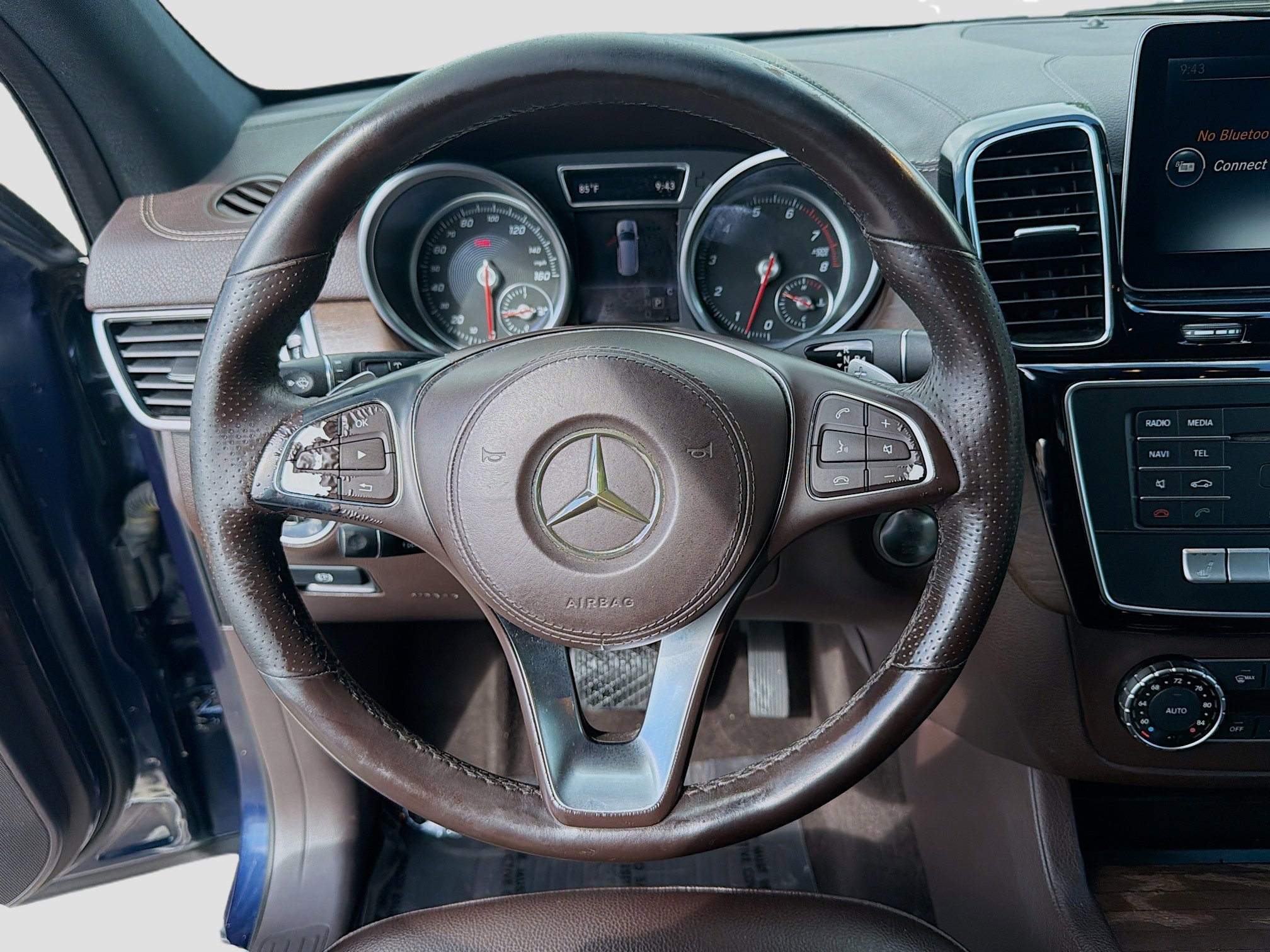 Used 2017 Blue Mercedes-Benz GLS 450 image 8