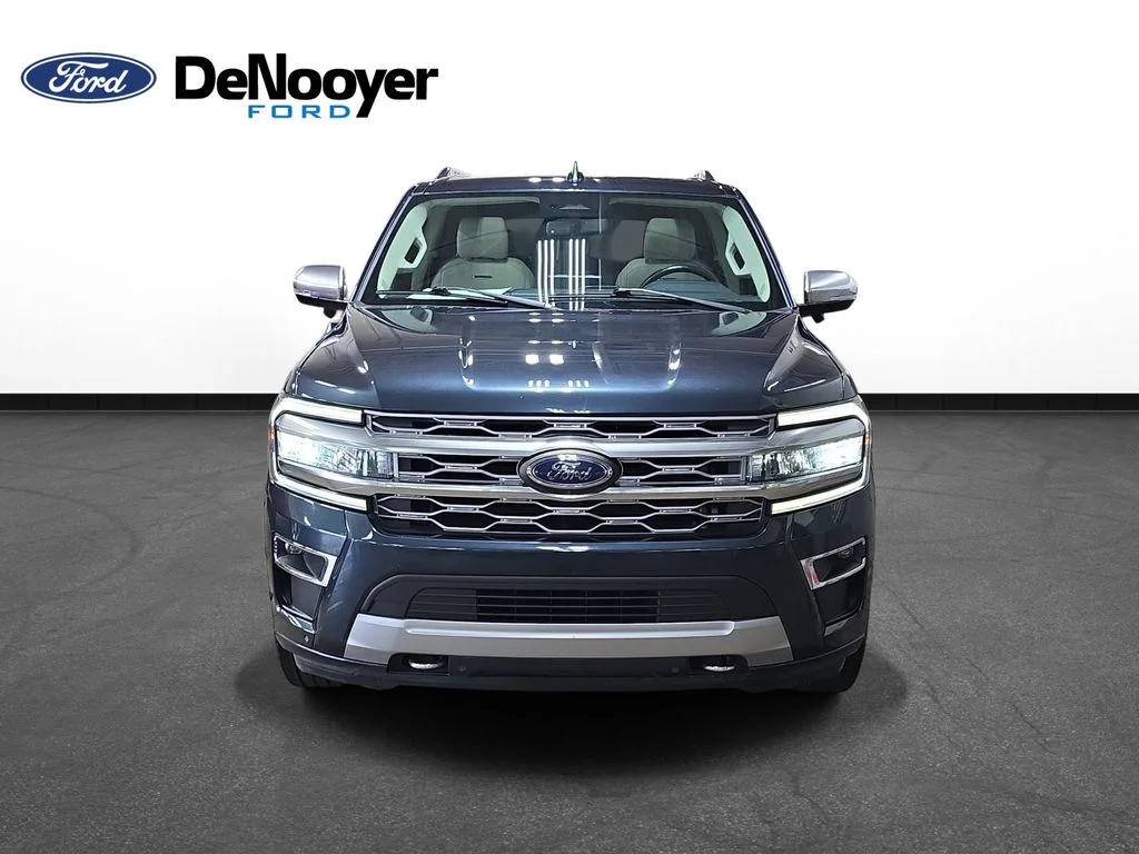 Used 2022 Stone Blue Metallic Ford Platinum image 3
