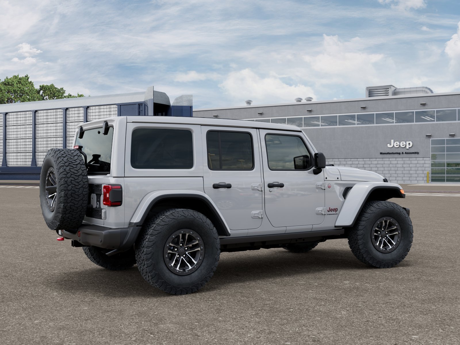 New 2026 Bright White Clear-Coat Exterior Paint Jeep Rubicon X image 23