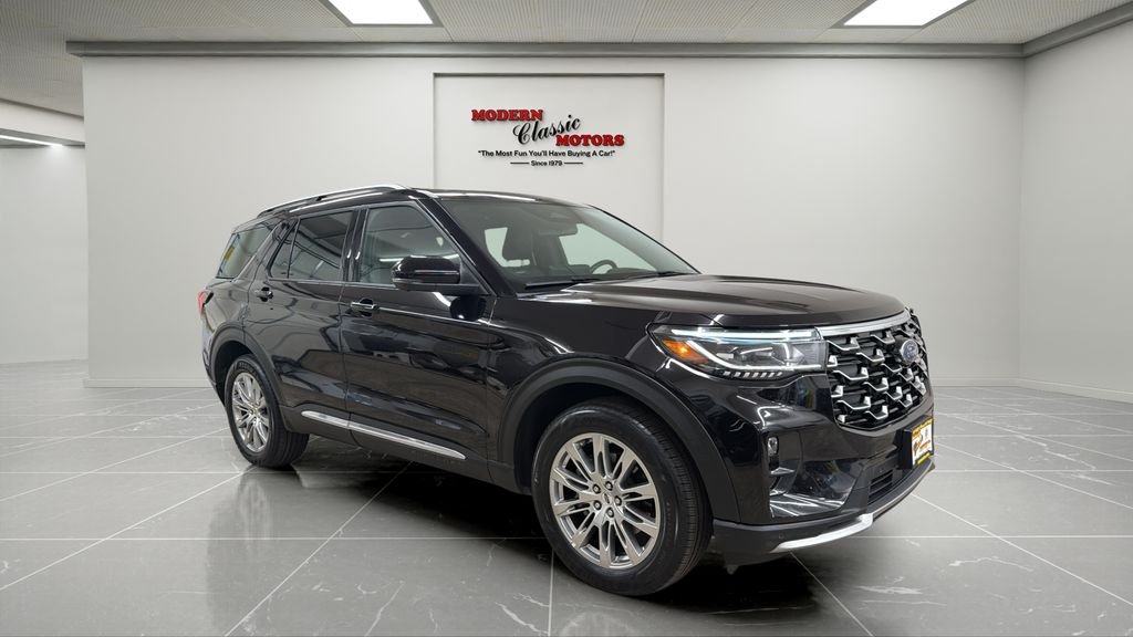 Used 2025 Black Ford Platinum image 1