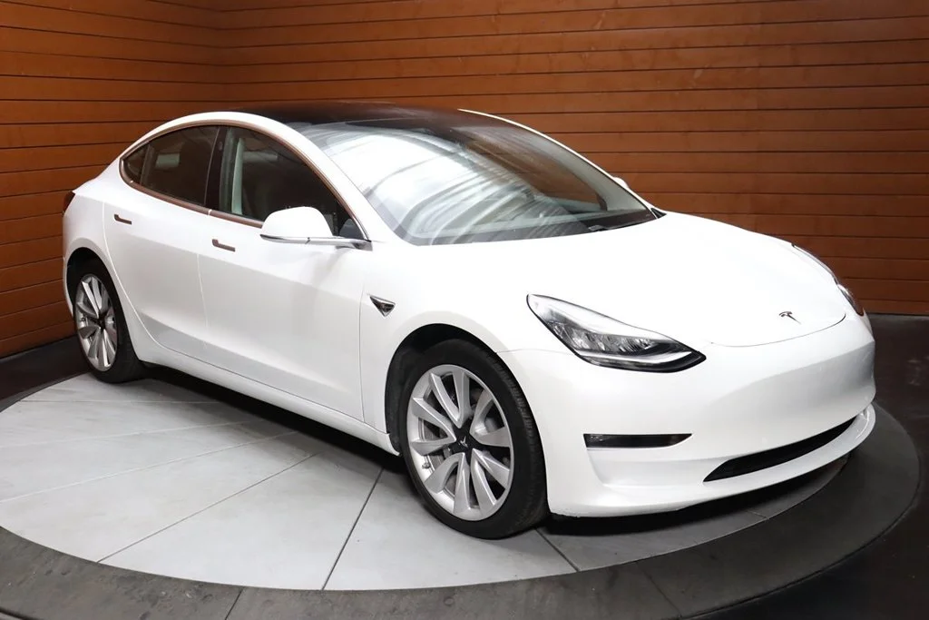 Used 2020 Pearl White Multi-Coat Tesla Long Range image 15