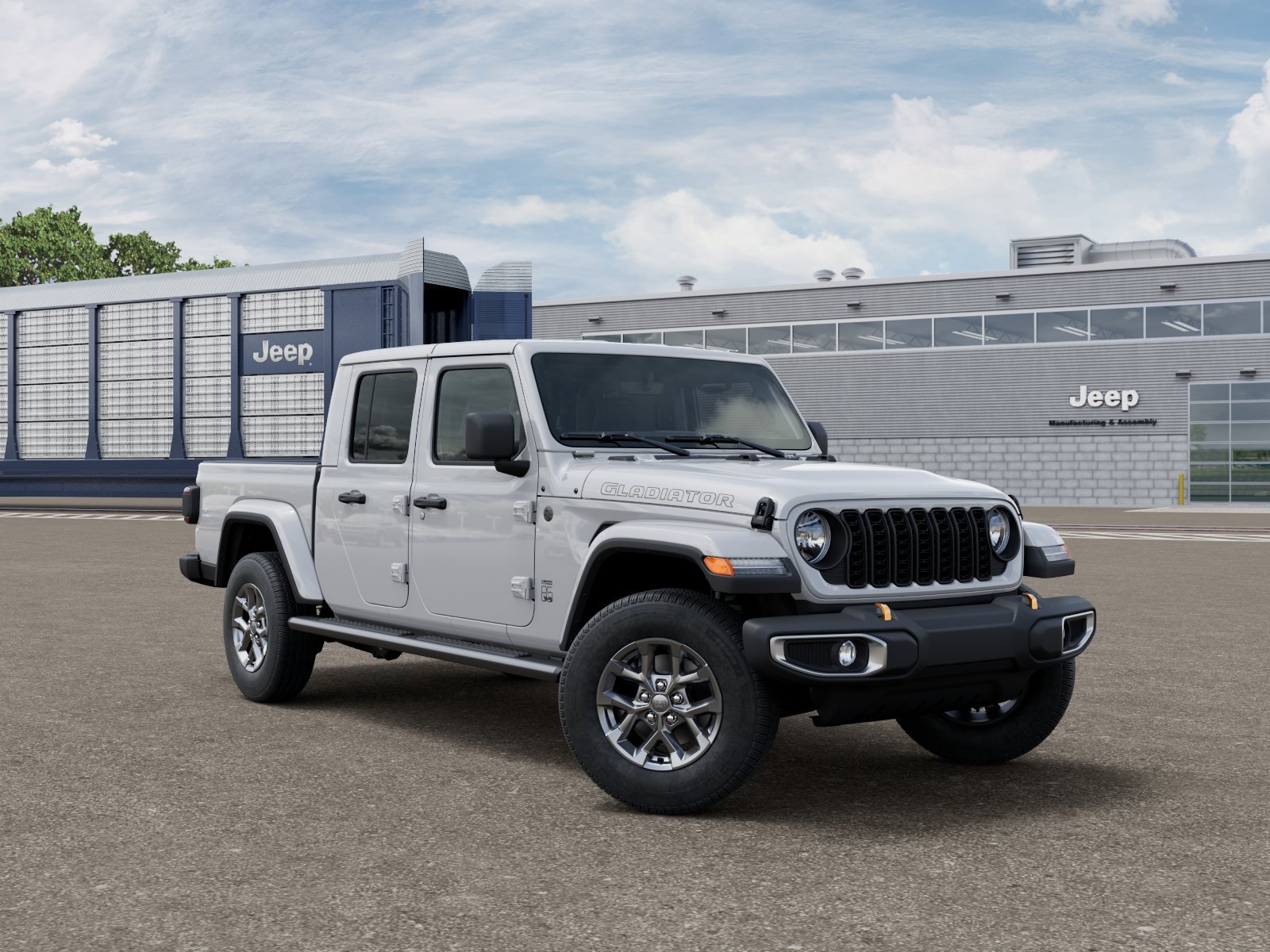 New 2026 Bright White Clear-Coat Exterior Paint Jeep 85th Anniversary Edition image 3