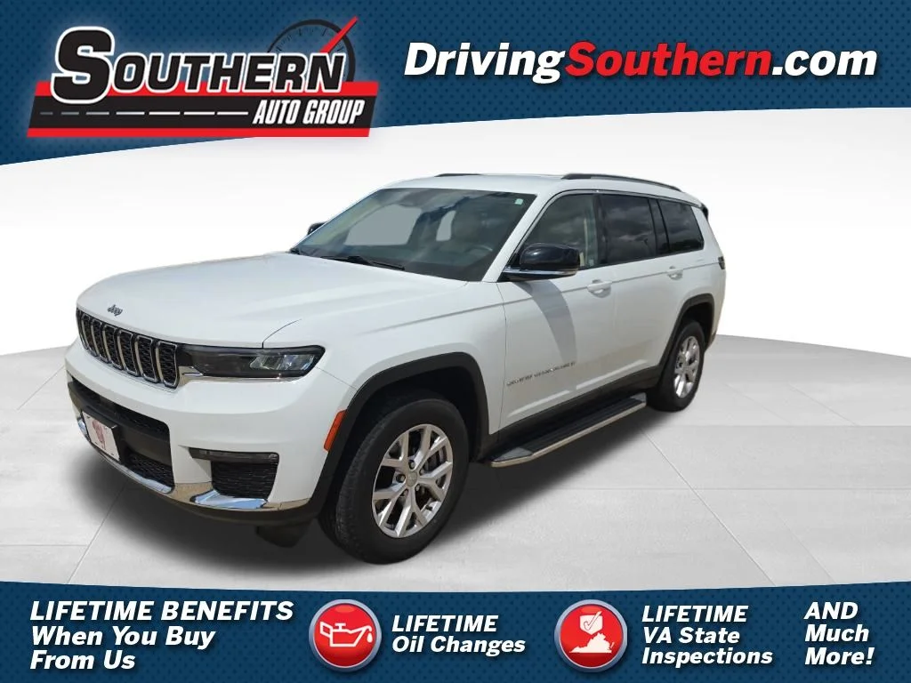 Used 2021 White Jeep Limited image 1