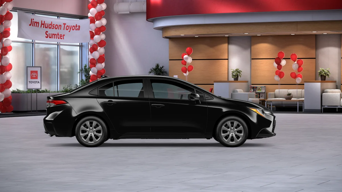 New 2026 Midnight Black Metallic Toyota LE image 34