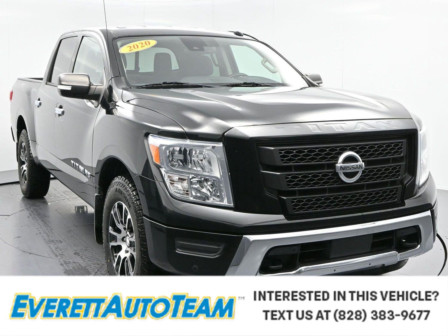 Used 2020 Super Black Nissan SV image 1
