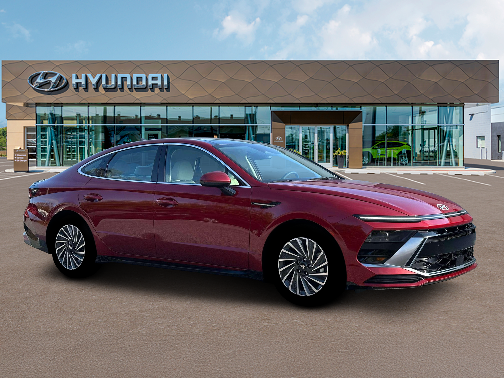 New 2026 Red Hyundai SEL image 10