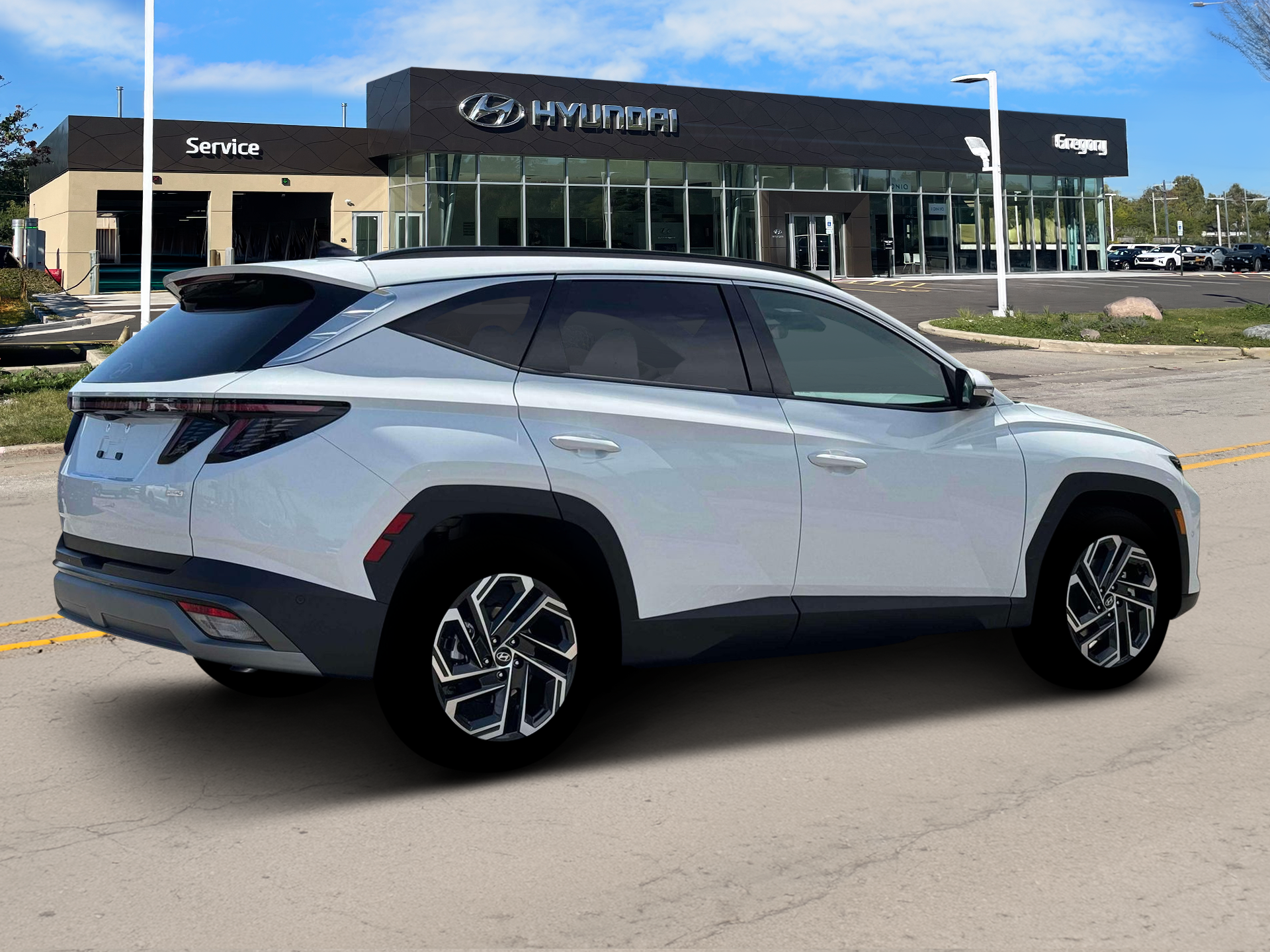 New 2026 White Hyundai Limited AWD image 8