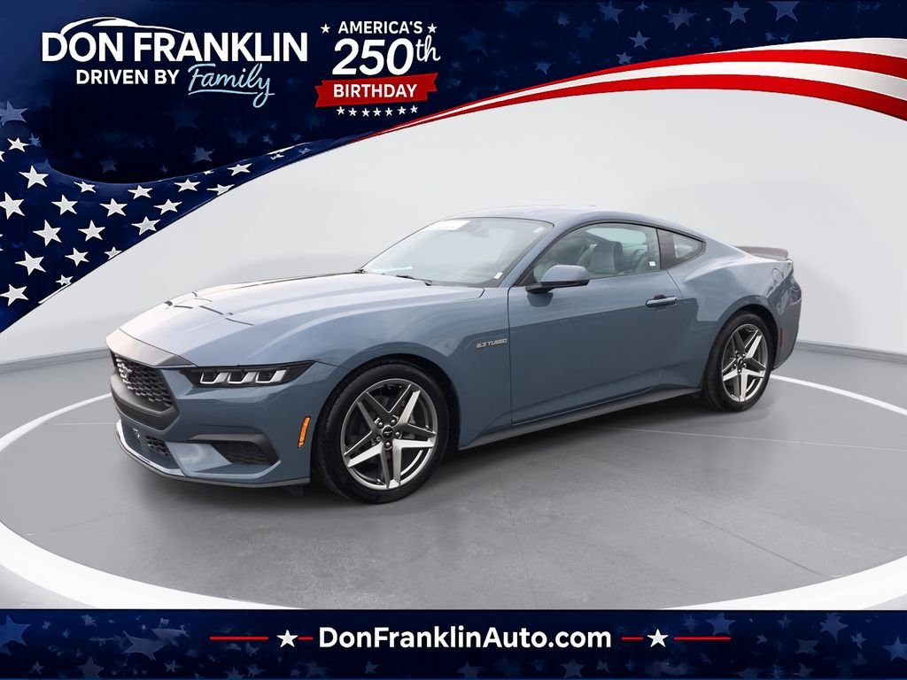 Used 2024 Vapor Blue Metallic Ford EcoBoost Premium image 1
