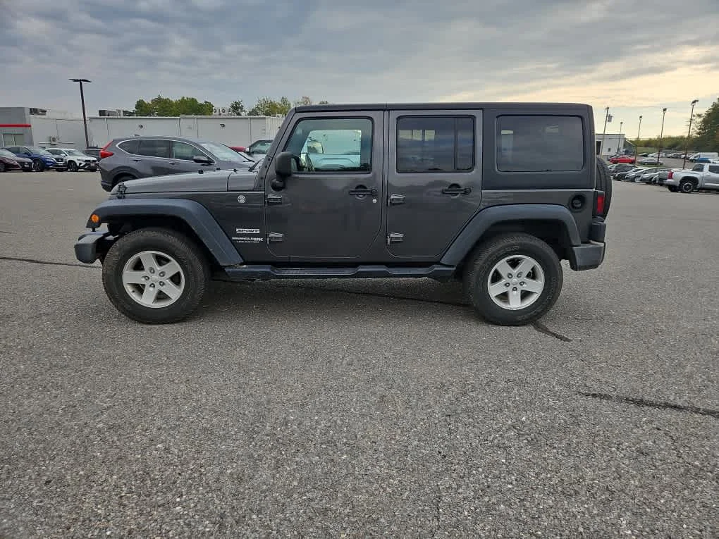 Used 2018 Jeep Wrangler JK Unlimited Sport S with VIN 1C4BJWDG4JL834045 for sale in Waterville, ME