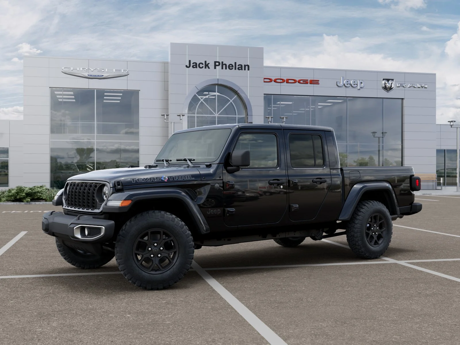 New 2026 Black Clear-Coat Exterior Paint Jeep Texas Trail image 2