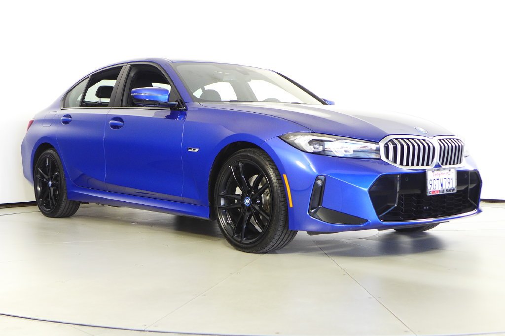 Certified Used 2023 Blue Metallic BMW 330e iPerformance image 4
