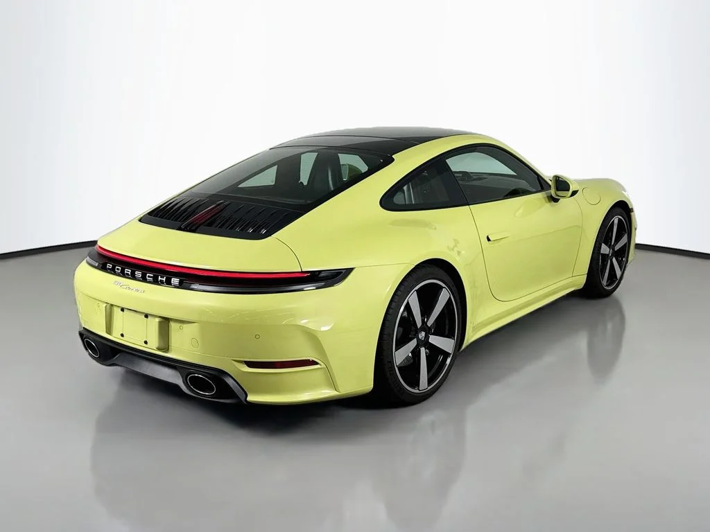 Certified Used 2025 Cartagena Yellow Metallic Porsche  image 9