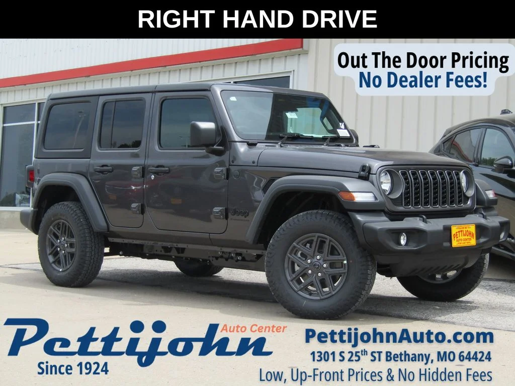 New 2026 granite crystal metallic clearcoat Jeep Sport RHD image 1