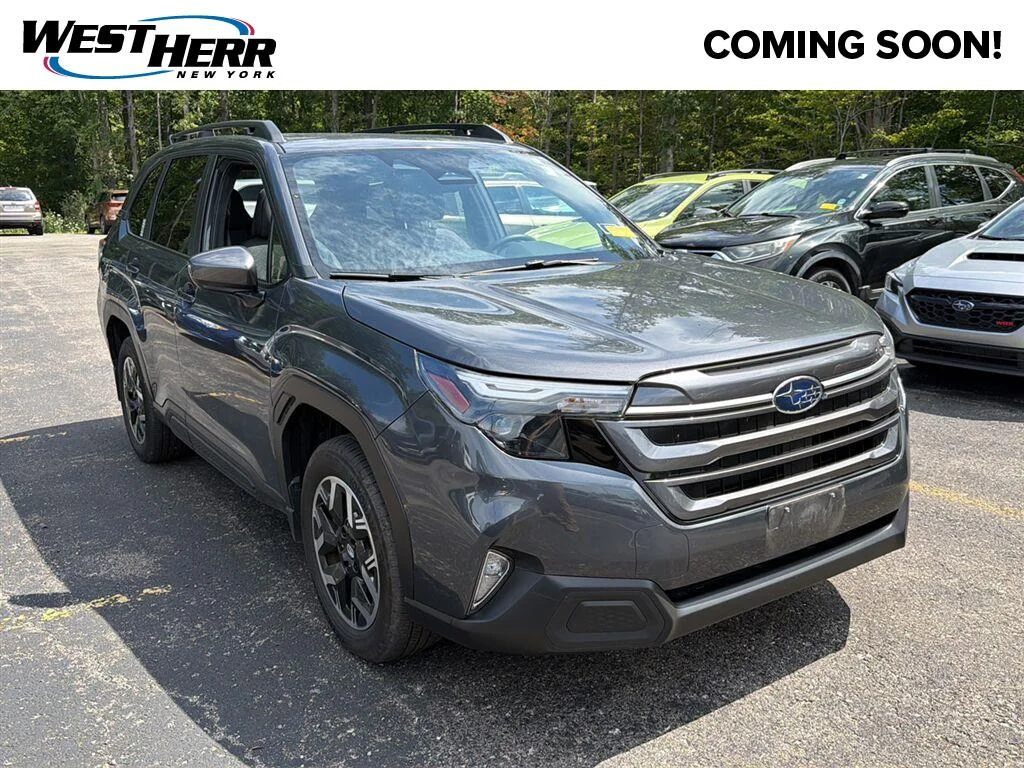 Used 2025 Magnetite Gray Metallic Subaru Premium image 1