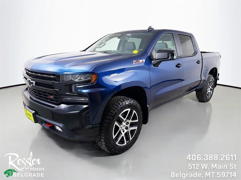 Used 2019 Blue Chevrolet LT Trail Boss image 1
