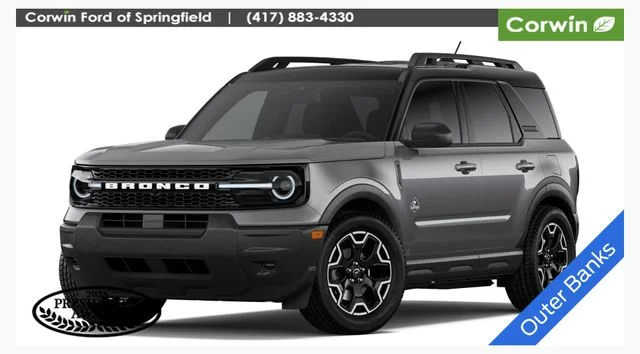 New 2026 Carbonized Gray Metallic Ford Outer Banks® image 1