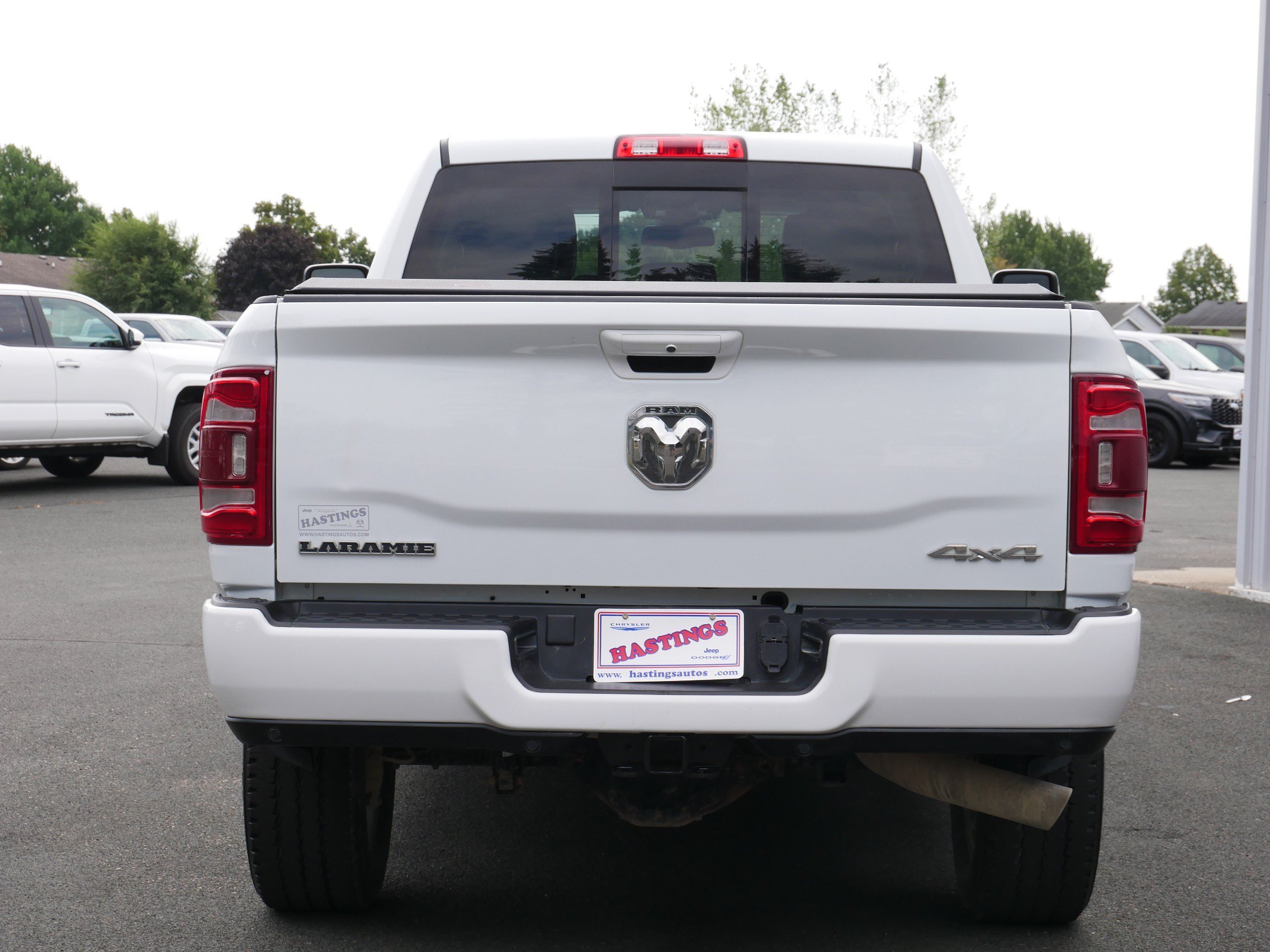 Used 2023 Bright White Clearcoat Ram Laramie image 4