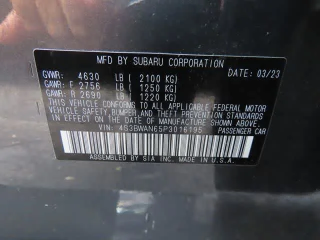 Used 2023 Magnetite Gray Metallic Subaru Limited image 30