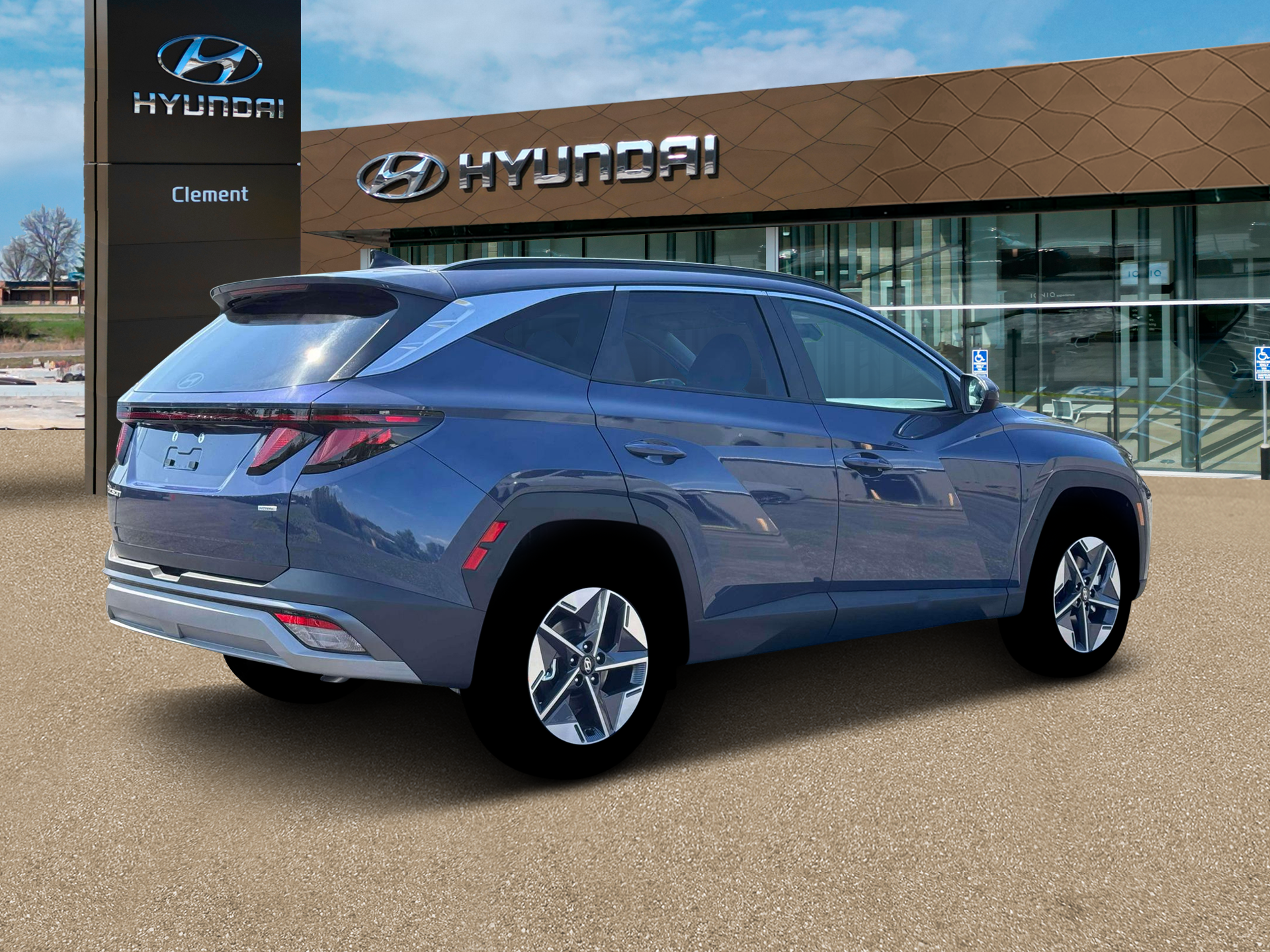 New 2026 Blue Hyundai SEL Plus AWD image 8