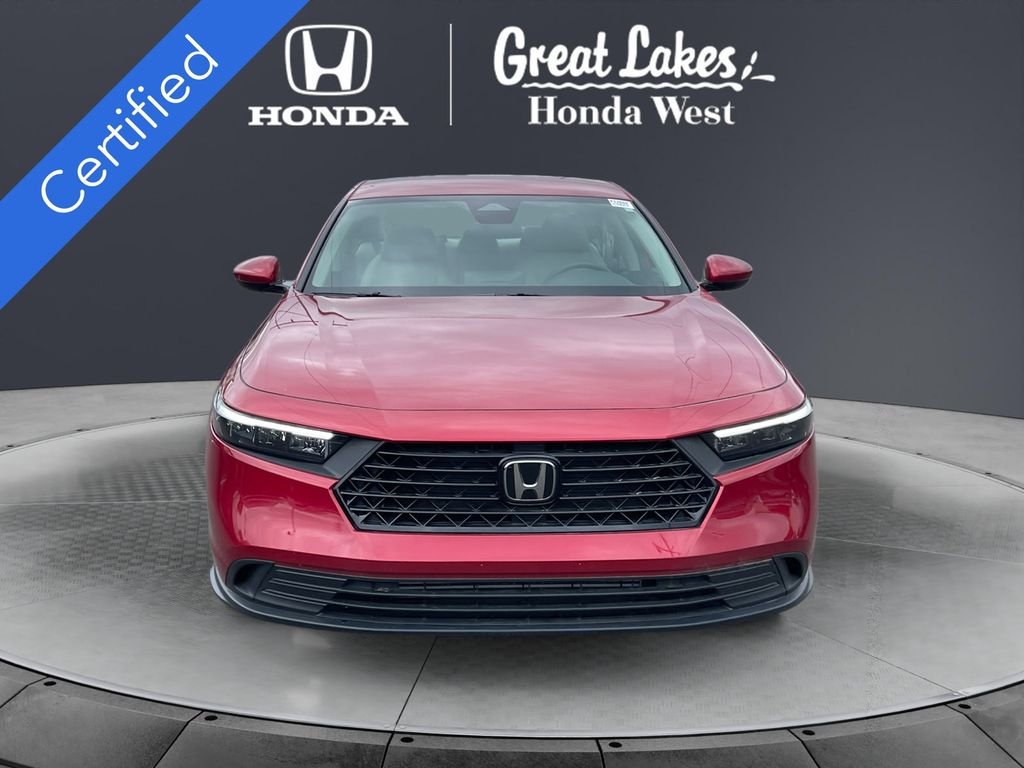 Certified Used 2025 Radiant Red Metallic Honda LX image 8