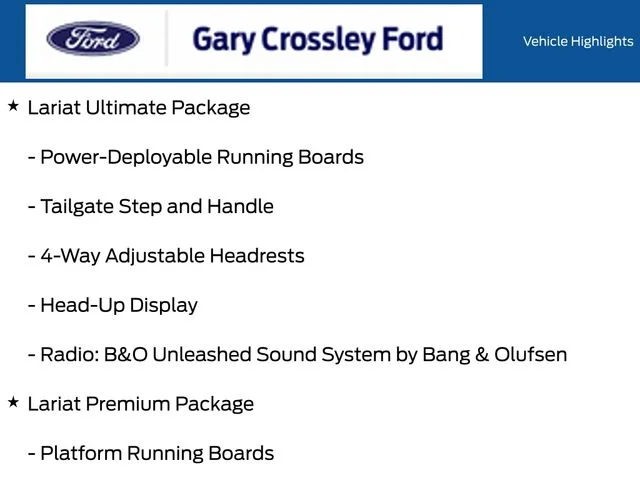 New 2026 Star White Metallic Tri-Coat Ford F-350® Lariat® image 19