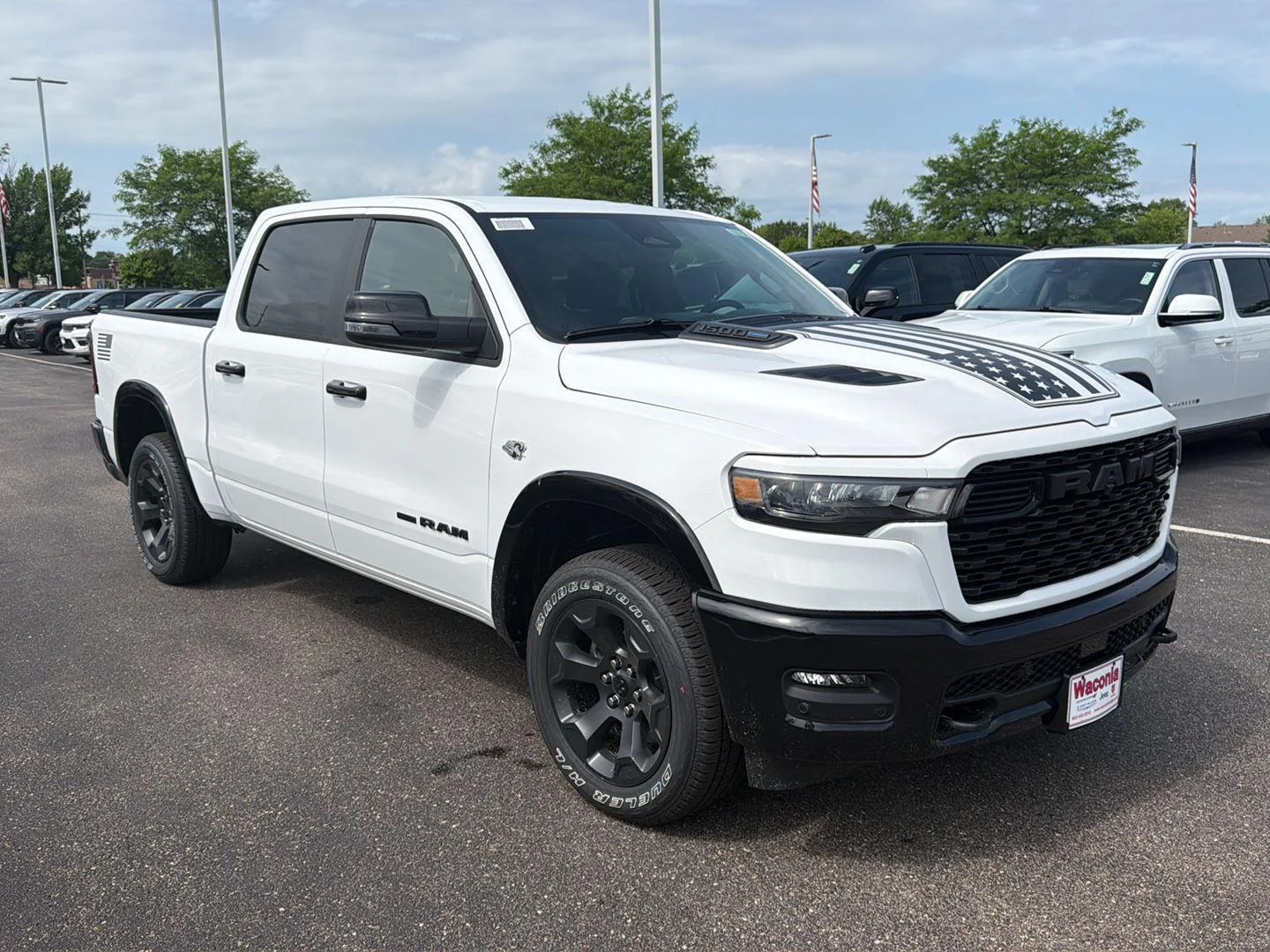 New 2026 Bright White Clear-Coat Exterior Paint RAM Big Horn image 2