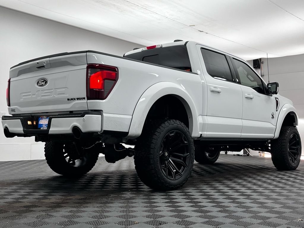 New 2025 White Ford XLT  Black Widow Lifted Truck image 7