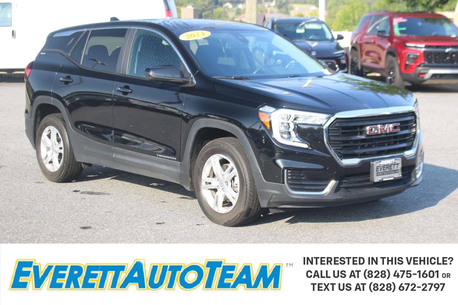 Used 2024 Ebony Twilight Metallic GMC SLE image 1