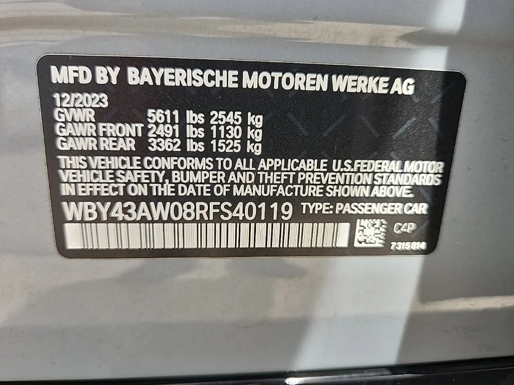 Used 2024 Brooklyn Grey Metallic BMW eDrive35 image 9
