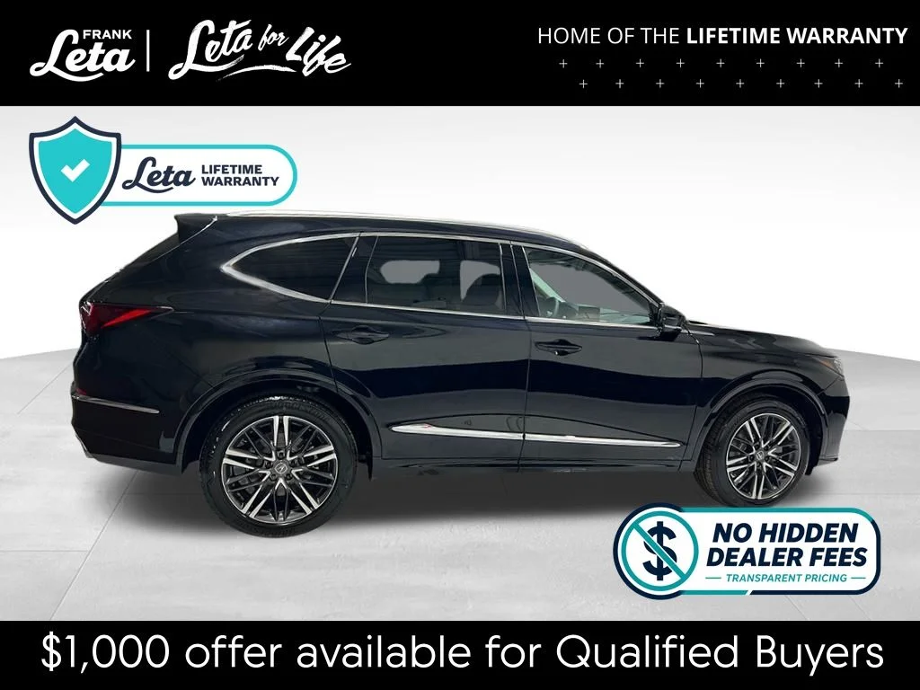 New 2026 Majestic Black Pearl Acura Advance Package image 9