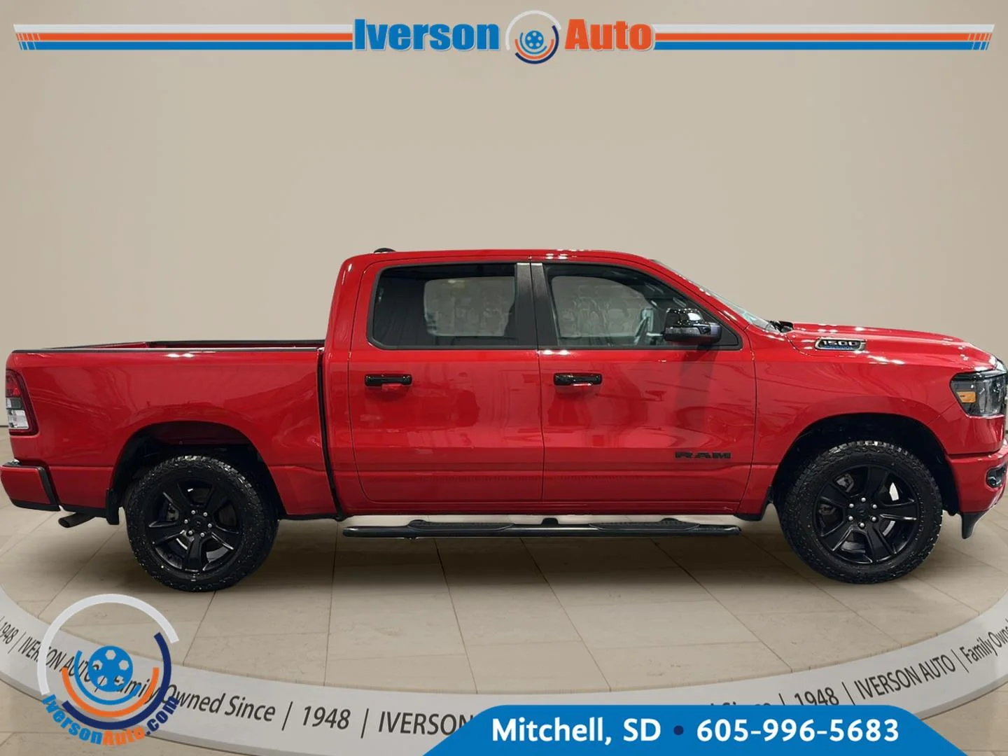 Used 2023 Flame Red Clearcoat Ram Big Horn image 8