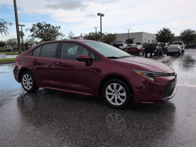Certified Used 2024 Red Toyota LE image 2