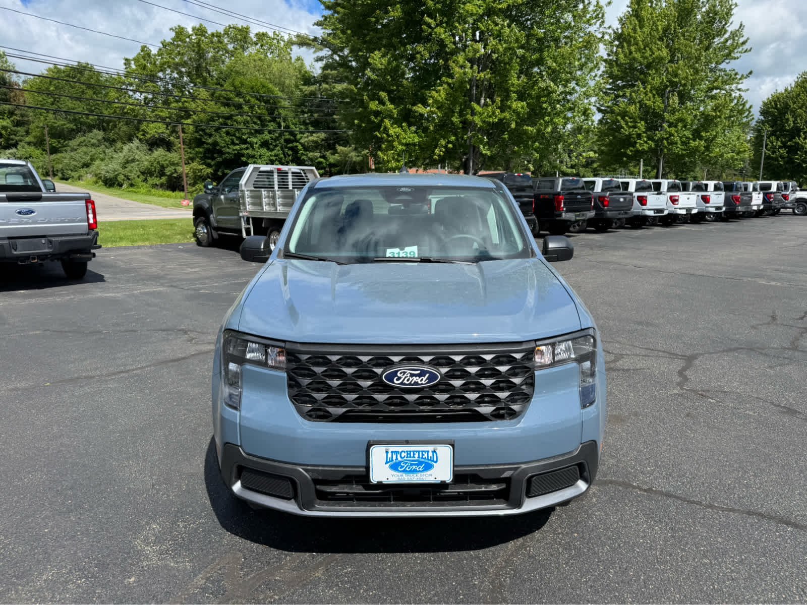 New 2026 Azure Gray Metallic Tri-Coat Ford XLT image 9