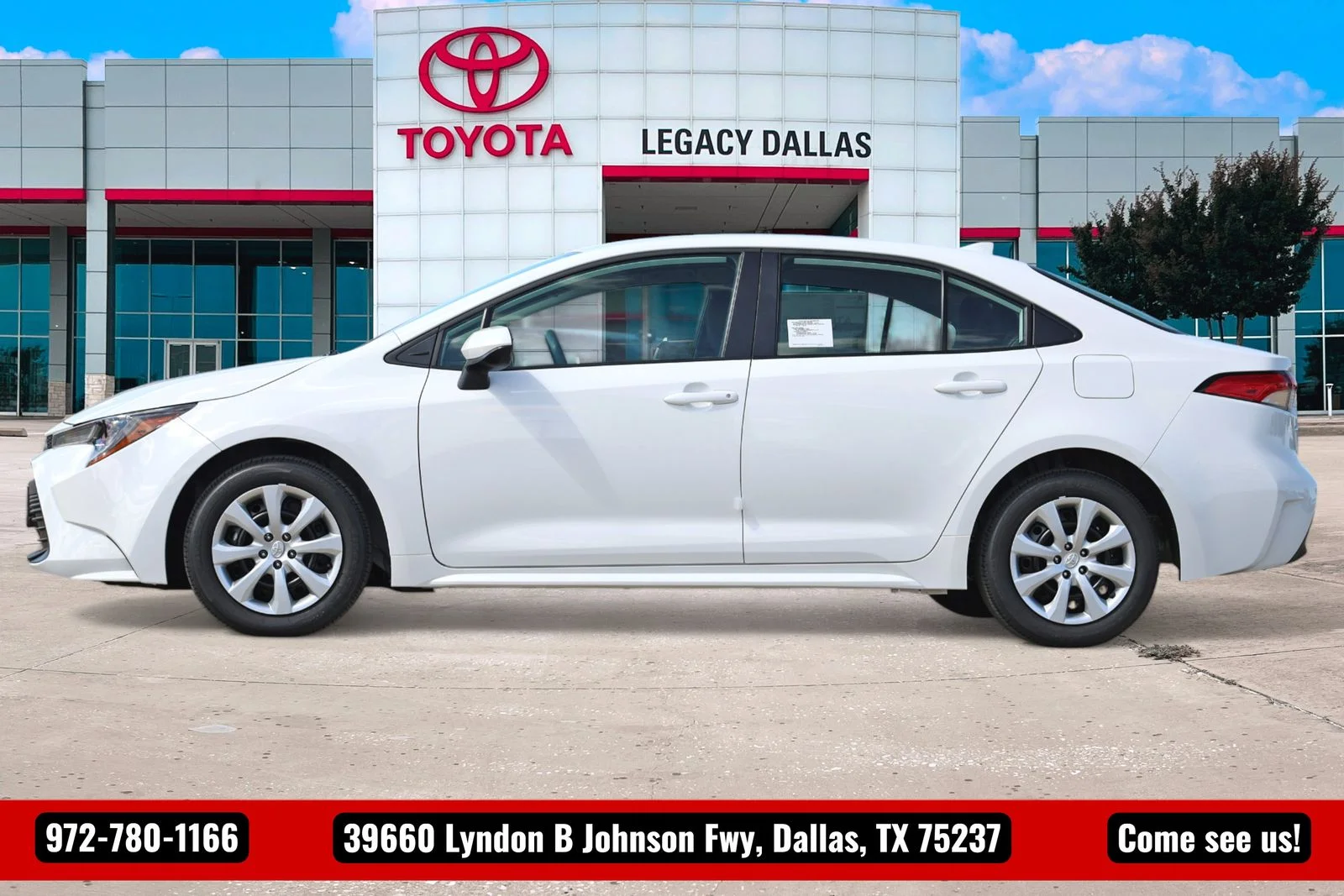New 2026 White Toyota LE image 5