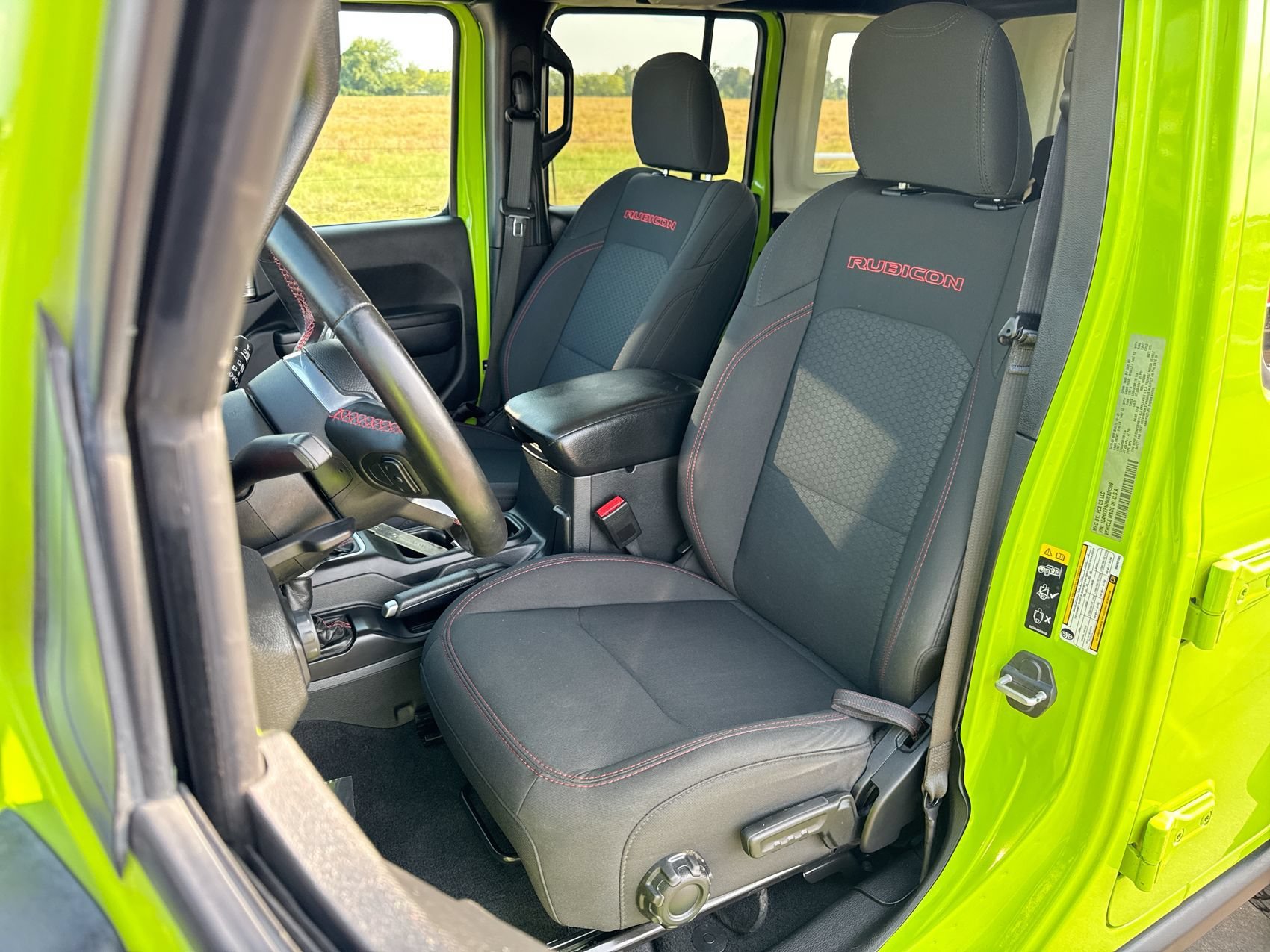 Used 2021 Gecko Clearcoat Jeep Unlimited Rubicon image 11