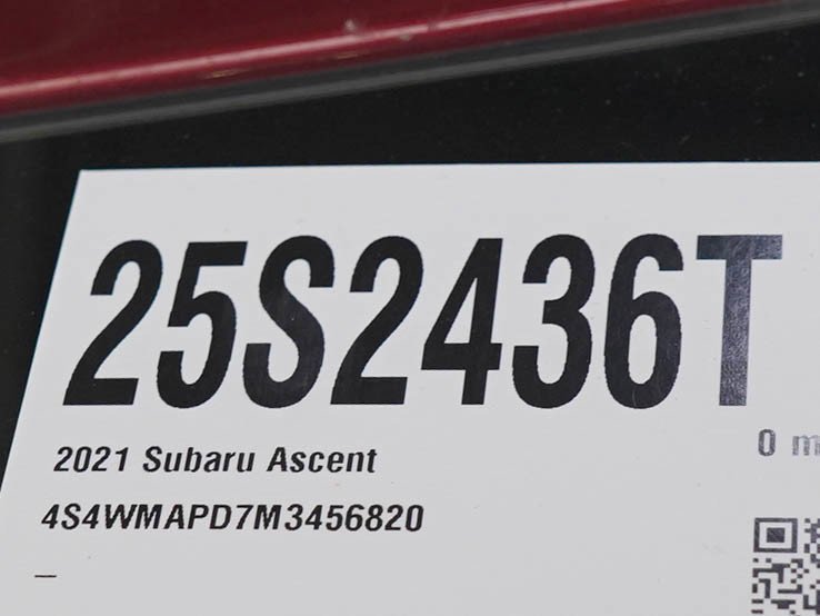 Used 2021 Crimson Red Pearl Subaru Limited image 36